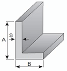 Boční krycí lišta L 20×50 mm, nebo jiný rozměr